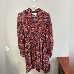 ba&sh Multicolor Long Sleeve Dress